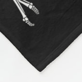 Rock on Bynd T - shirts voor vrouwen Rock and Roll Fleece Deken (Hoek)