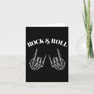 Rock on Bynd T - shirts voor vrouwen Rock and Roll Kaart