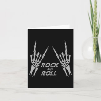 Rock on Bynd T - shirts voor vrouwen Rock and Roll Kaart