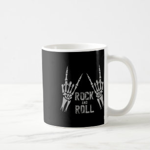 Rock on Bynd T - shirts voor vrouwen Rock and Roll Koffiemok