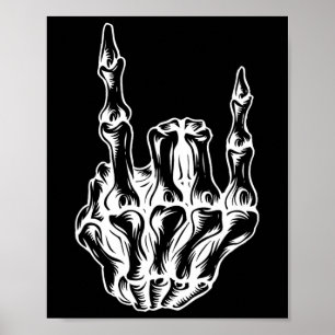 Rock on Bynd T - shirts voor vrouwen Rock and Roll Poster