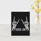 Rock On Bynd T-shirts Voor Vrouwen Rock And Roll S Kaart (Gele Bloem)