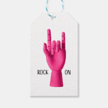 Rock On! Cadeau Label voor de rocker in je leven