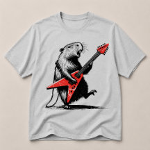 Rock On Capybara Gitaar Aan Barrels Elektrische Gi