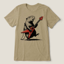 Rock On Capybara Gitaar Aan Barrels Elektrische Gi