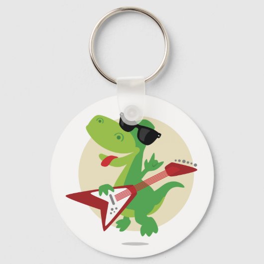 Rock On! Dinosaur Sleutelhanger (Voorkant)