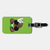 Rock On Emoji Poep Bagagelabel (Voorkant horizontaal)