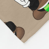 Rock On Emoji Poop Fleece Deken (Hoek)