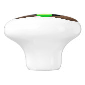 Rock On Emoji Poop Keramische Knop (Zijkant)