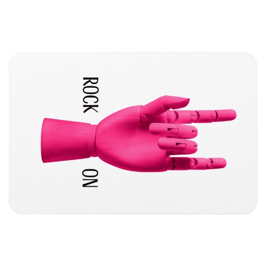 Rock On! flexibele Foto magneet (Horizontaal)