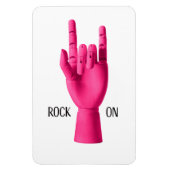 Rock On! flexibele Foto magneet (Verticaal)