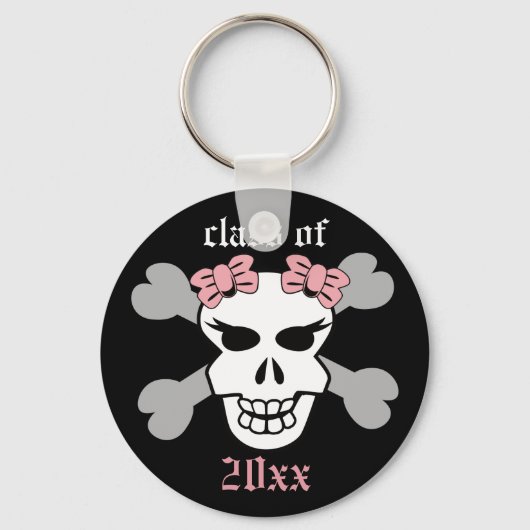 Rock On! Gepersonaliseerd Afstuderen Sleutelhanger (Voorkant)