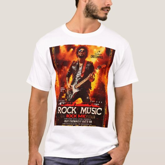 Rock On: gewaagde T - shirts voor echte muzieklief (Voorkant)