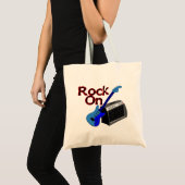 Rock On Guitar & Amp Tote Bag (Voorkant (product))