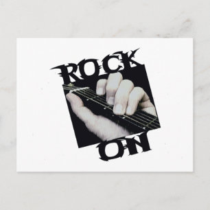 Rock on Guitar Player Briefkaart