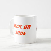 Rock on guy koffiemok (Voorkant links)