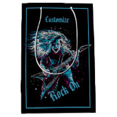 Rock on Heavy Metal Black Medium Cadeauzakje (Voorkant)