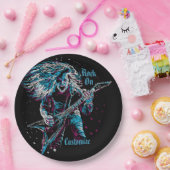 Rock On Heavy Metal Papieren Bordje (Feest)