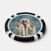 Rock On in stijl Poker Chips (Enkel)