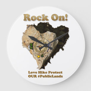 ROCK ON! Liefde Hike beschermt onze publieke grond Grote Klok