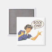Rock on magneet (Voorkant / Achterkant)
