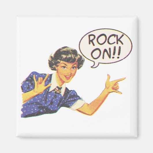 Rock on magneet (Voorkant)