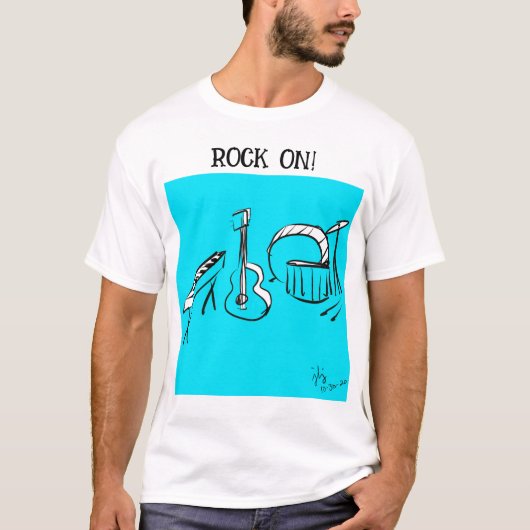  - Rock On met dit slechte a** shirt (Voorkant)