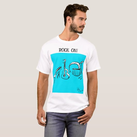  - Rock On met dit slechte a** shirt (Voorkant volledig)