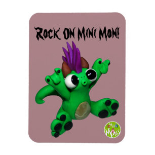 Rock on Mini Mon Magnet Magneet