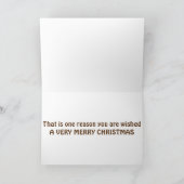 **ROCK ON** & prettig KERSTFEEST Kaart (Binnen)