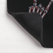 Rock on Rock and Roll Skeleton Handen - Voor Conce Muismat (Hoek)