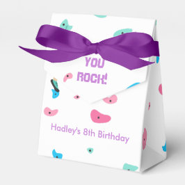 Rock on Rock Climate Birthday Party Favor Box Bedankdoosjes