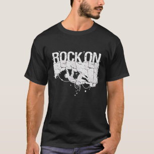 Rock-on-Rock-klimmer, printklimmer Bouldering T-shirt