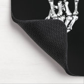Rock On Rock Star Skeleton Hands Rocker Funny Hall Muismat (Hoek)