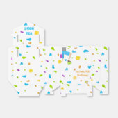 Rock on Rock tijdens de Birthday Party Bedankdoosjes (Uitgevouwen)