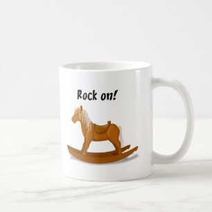 Rock On Rocking Horse Schattigee Kinder Cartoon ku Koffiemok