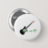 Rock on ronde button 5,7 cm (Voorkant /achterkant)
