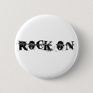 Rock On Ronde Button 5,7 Cm