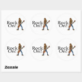 Rock On Ronde Sticker (Vel)