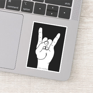 Rock On Sticker