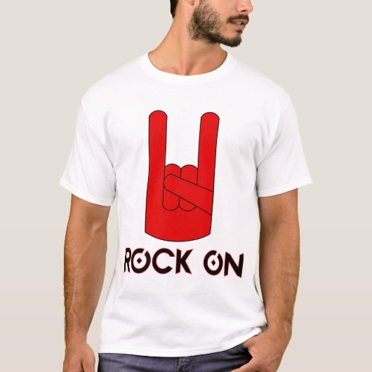 Rock On T-shirt (Voorkant)