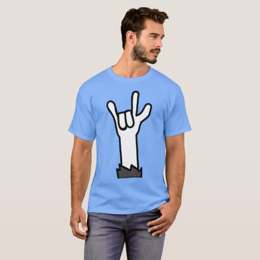 Rock on! t-shirt (Voorkant volledig)