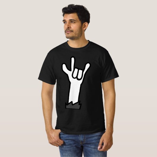Rock on! t-shirt (Voorkant volledig)