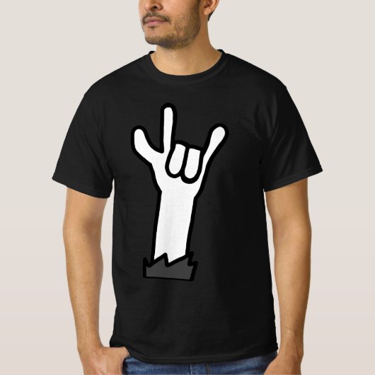 Rock on! t-shirt (Voorkant)
