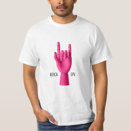 Rock On T-shirt voor heren