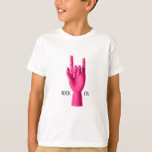 Rock On, T-shirt voor kinderen (Voorkant)