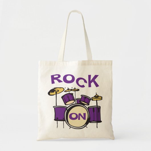 Rock On Tote Bag (Voorkant)