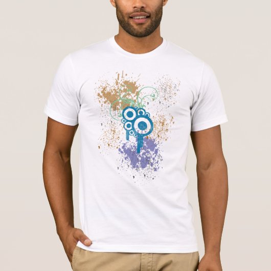 Rock On Urban Grunge - Mannen T Shirt (Voorkant)