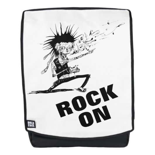 Rock On Zombie Rugtassen (Voorkant)