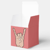 ROCK OP aangepaste gunst doos Bedankdoosjes (Geopend)